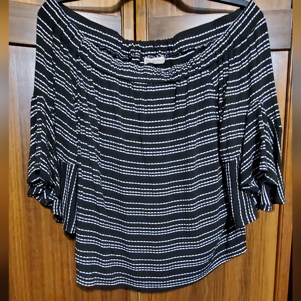 Pebble and Stone Off Shoulder Top